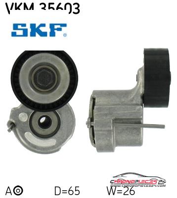 Achat de SKF VKM 35603 GALET COURROIE AUX F pas chères