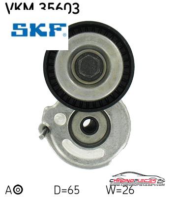 Achat de SKF VKM 35603 GALET COURROIE AUX F pas chères