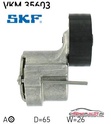 Achat de SKF VKM 35603 GALET COURROIE AUX F pas chères