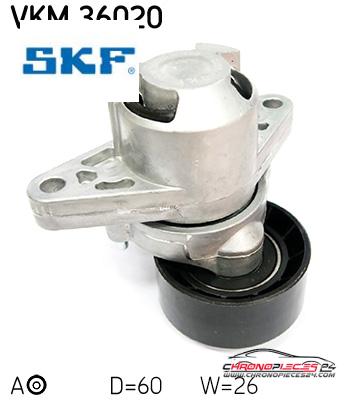 Achat de SKF VKM 36020 GALET COURROIE AUX R pas chères