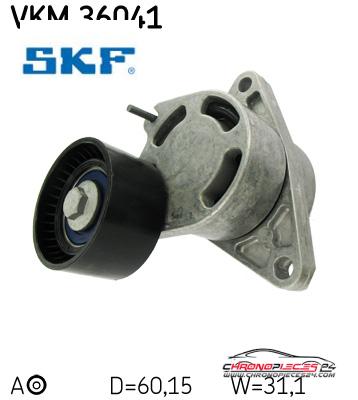 Achat de SKF VKM 36041 GALET COURROIE AUXIL pas chères