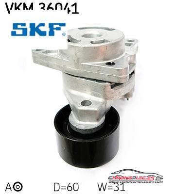 Achat de SKF VKM 36041 GALET COURROIE AUXIL pas chères