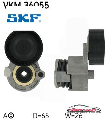 Achat de SKF VKM 36055 GALET COURROIE AUX R pas chères