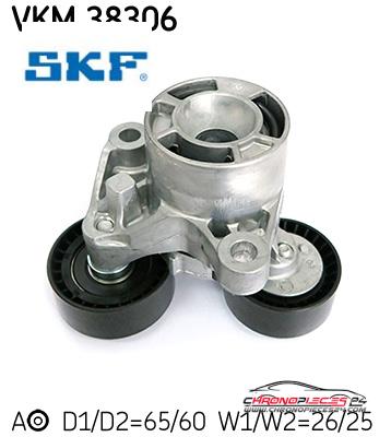 Achat de SKF VKM 38306 GALET COURROIE AUX pas chères