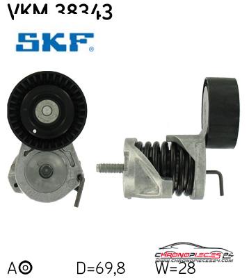 Achat de SKF VKM 38343 GALET COURROIE AUXIL pas chères