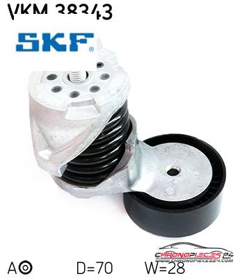 Achat de SKF VKM 38343 GALET COURROIE AUXIL pas chères