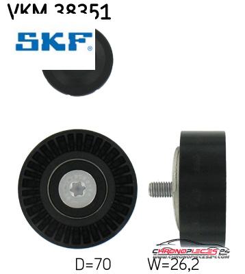 Achat de SKF VKM 38351 GALET COURROIE AUX pas chères