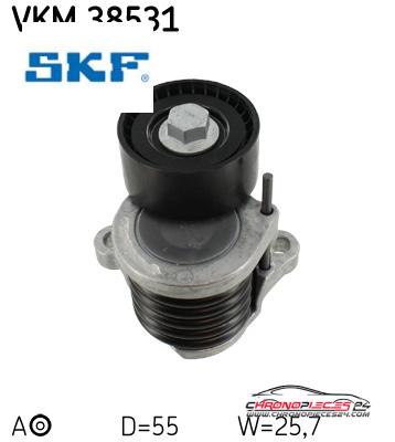 Achat de SKF VKM 38531 GALET TENDEUR ACC MB pas chères