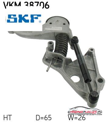 Achat de SKF VKM 38706 GALET TENDEUR D'ACCE pas chères