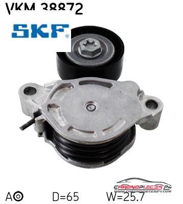 Achat de SKF VKM 38872 GALET ACCESSOIRES pas chères