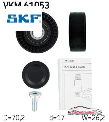 Achat de SKF VKM 61053 GALET COURROIE AUXIL pas chères