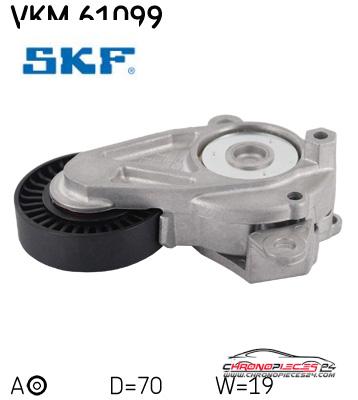 Achat de SKF VKM 61099 GALET TENDEUR ACC TO pas chères