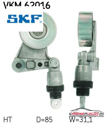 Achat de SKF VKM 62016 GALET COURROIE AUXIL pas chères