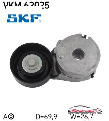 Achat de SKF VKM 62025 GALET TENDEUR NISS Q pas chères