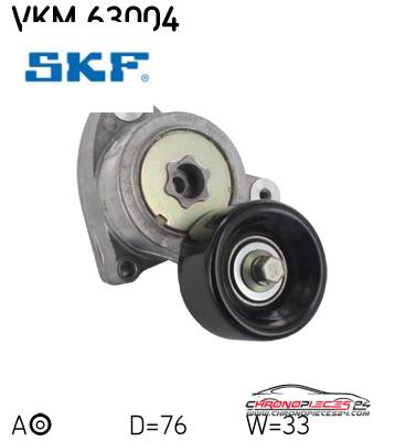 Achat de SKF VKM 63004 GALET COURROIE AUXIL pas chères