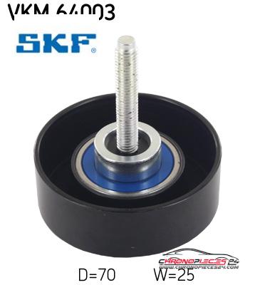 Achat de SKF VKM 64003 GALET COURROIE AUXIL pas chères