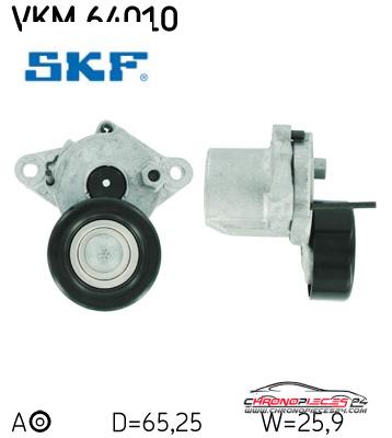 Achat de SKF VKM 64010 GALET TENDEUR HYUN A pas chères