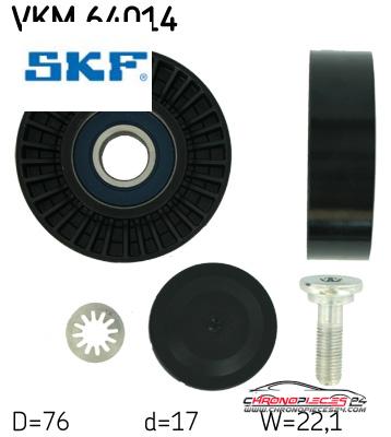 Achat de SKF VKM 64014 GALET COURROIE AUXIL pas chères