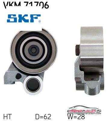 Achat de SKF VKM 71706 GALET DISTRIBUTION V pas chères