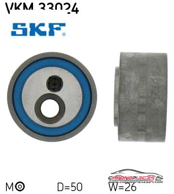 Achat de SKF VKM 33024 GALET COURR AUX (10) pas chères