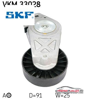 Achat de SKF VKM 33028 GALET COUR AUX PSA pas chères