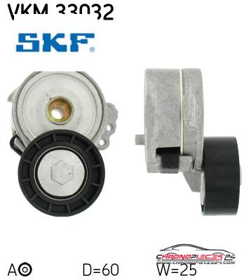 Achat de SKF VKM 33032 GALET COUR AUX PSA pas chères