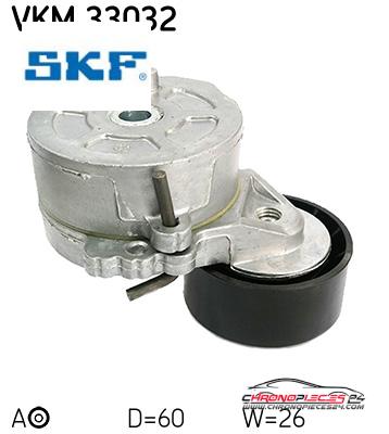 Achat de SKF VKM 33032 GALET COUR AUX PSA pas chères