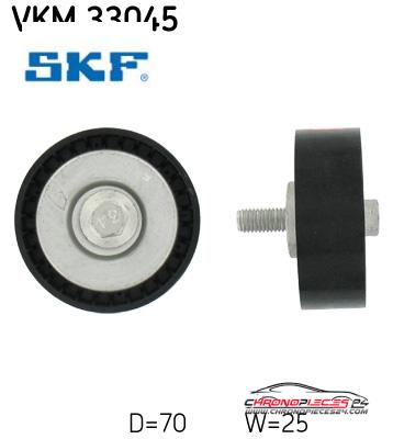 Achat de SKF VKM 33045 GALET COUR AUX PSA pas chères