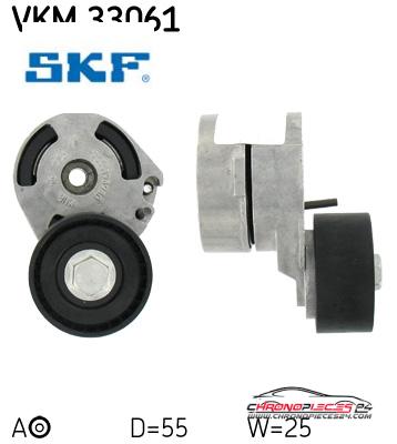 Achat de SKF VKM 33061 GALET COUR AUX PSA pas chères