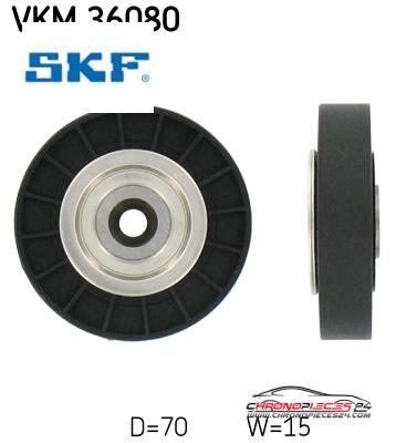 Achat de SKF VKM 36080 GALET COUR AUX REN pas chères