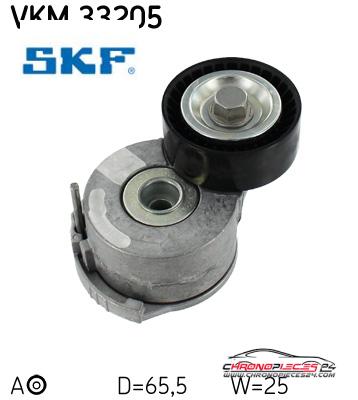 Achat de SKF VKM 33205 GALET TENDEUR D'ACCE pas chères