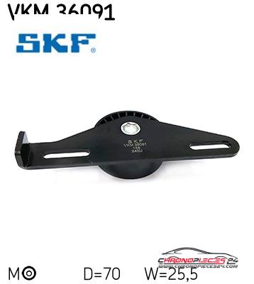 Achat de SKF VKM 36091 GALET COUR AUX DACIA pas chères