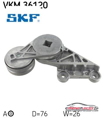 Achat de SKF VKM 36120 GALET COUR AUX REN V pas chères