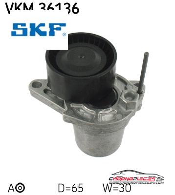 Achat de SKF VKM 36136 GALET COURROIE AUXIL pas chères