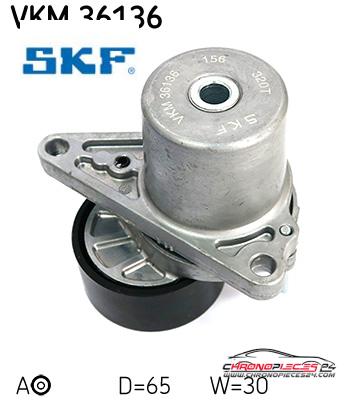 Achat de SKF VKM 36136 GALET COURROIE AUXIL pas chères