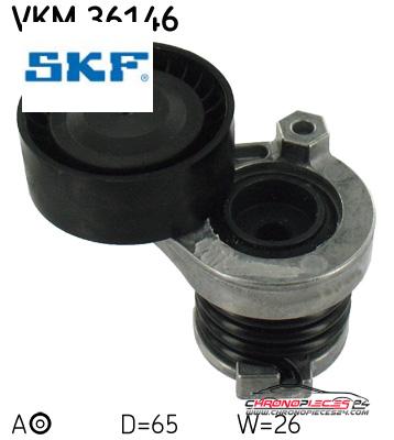 Achat de SKF VKM 36146 GALET ACC MB A REN C pas chères