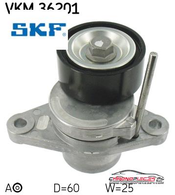 Achat de SKF VKM 36201 GALET COURROIE AUX D pas chères