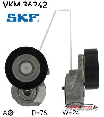 Achat de SKF VKM 36242 GALET COURROIE AUXIL pas chères