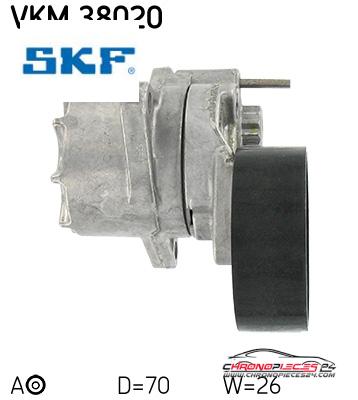 Achat de SKF VKM 38020 GALET COUR AUX MB C, pas chères