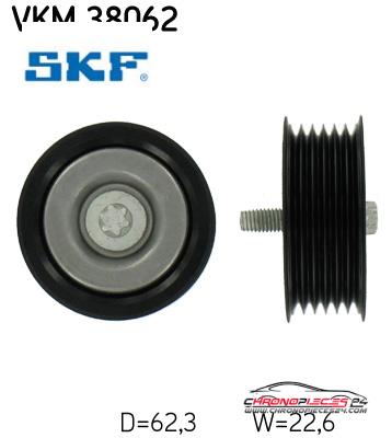 Achat de SKF VKM 38062 GALET COURROIE AUX M pas chères