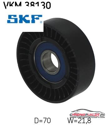 Achat de SKF VKM 38130 GALET COURROIE AUX pas chères