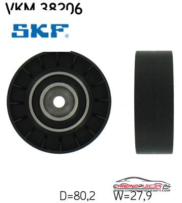 Achat de SKF VKM 38206 GALET COURROIE AUXIL pas chères