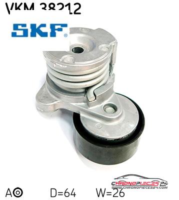 Achat de SKF VKM 38212 =ALET COURROIE AUX B pas chères