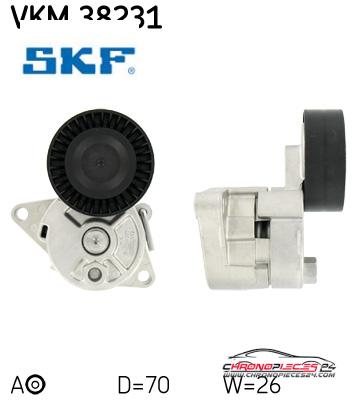 Achat de SKF VKM 38231 GALET COUR AUX BMW pas chères