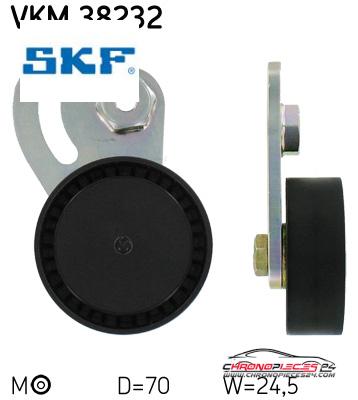 Achat de SKF VKM 38232 GALET COURROIE AUX pas chères