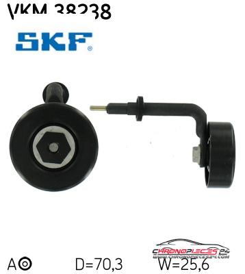 Achat de SKF VKM 38238 GALET COURROIE AUX pas chères