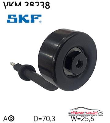 Achat de SKF VKM 38238 GALET COURROIE AUX pas chères