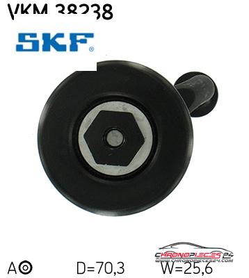 Achat de SKF VKM 38238 GALET COURROIE AUX pas chères