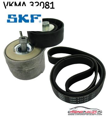 Achat de SKF VKMA 32081 KIT COURROIE AUX   F pas chères