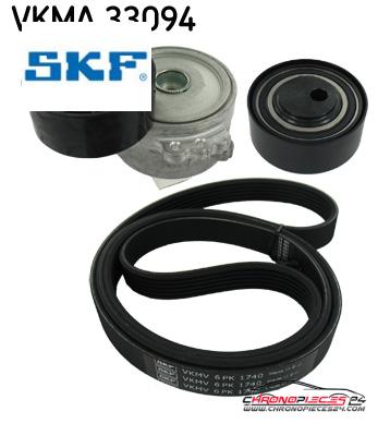 Achat de SKF VKMA 33094 KIT COURROIE AUX   P pas chères